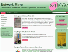 Tablet Screenshot of netwerkmirre.nl